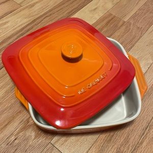 Stoneware Le Creuset Square Casserole With Lid